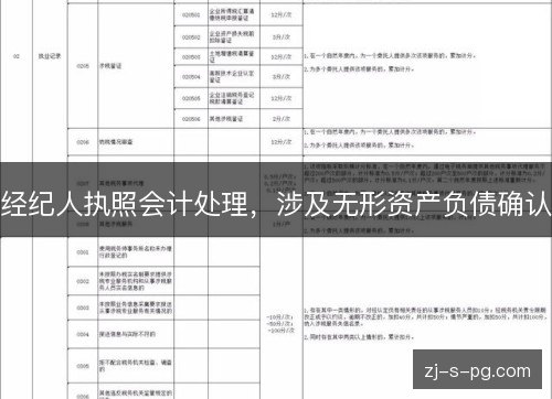 经纪人执照会计处理,涉及无形资产负债确认 经纪人执照会计处理,涉及无形资产负债确认
